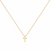 Collar Cruz Minimalista - Enchape de Oro 18k
