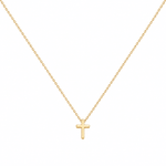 Collar Cruz Minimalista - Enchape de Oro 18k