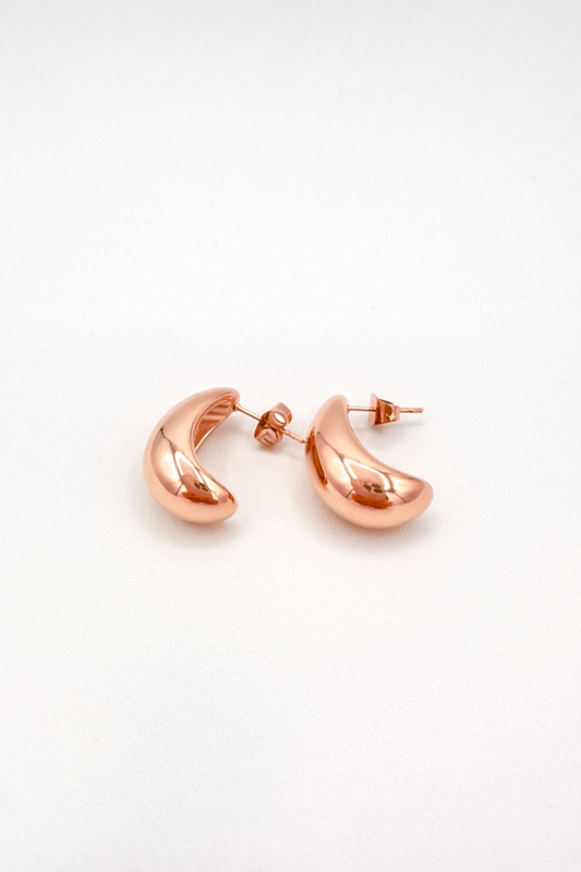 Pendientes Gota Rosé - Oro Rosa