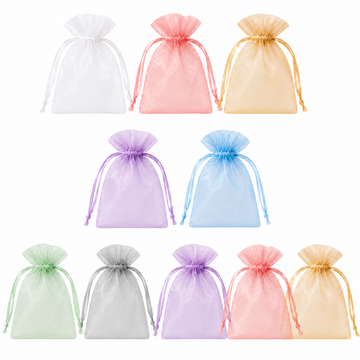 Pack de 10 Bolsitas Organza