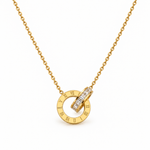 Collar Aro Romano Brillante - Enchape de Oro 18k