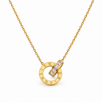 Collar Aro Romano Brillante - Enchape de Oro 18k