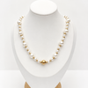 Collar Perlas y Esferas Gold - Enchape de Oro 18k