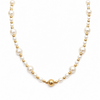 Collar Perlas y Esferas Gold - Enchape de Oro 18k