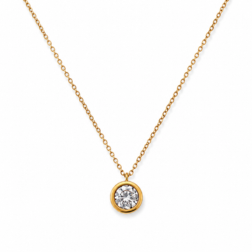 Collar Punto de Luz - Enchape de Oro 18k