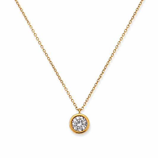 Collar Punto de Luz - Enchape de Oro 18k