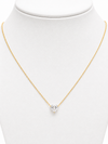 Collar Cristal Corazón Lumière - Enchape de Oro 18k