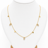 Collar de Brillos Rectangulares
