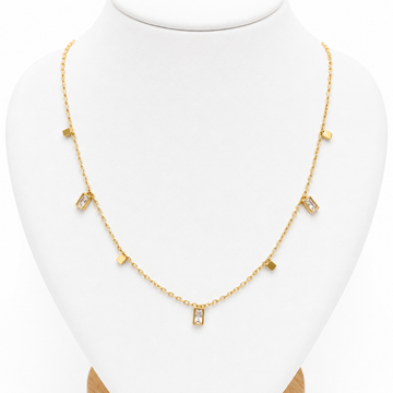 Collar de Brillos Rectangulares