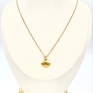 Collar Concha Marina – Enchape Oro 18K
