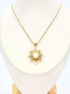 Collar Sol Perlado – Baño Oro 18K