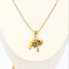 Collar Charms Tropicales – Baño Oro 18K