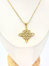 Collar Amuleto Protector Radiante – Baño Oro 18K