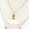 Collar Girasol Lumina Multicolor – Baño Oro 18K