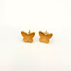 Aros Mariposa Minimalista - Enchape de Oro 18k