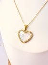 Collar Corazón con Brillos