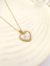 Collar Corazón con Brillos