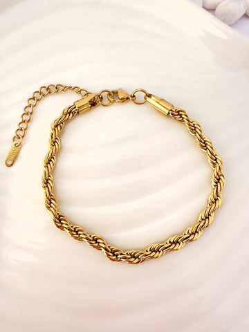 Pulsera turbillon gruesa