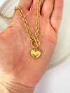 Collar Corazón Trend - Enchape de Oro 18k