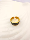 Anillo Black Wave🖤 - Ajustable - Enchape de Oro 18k