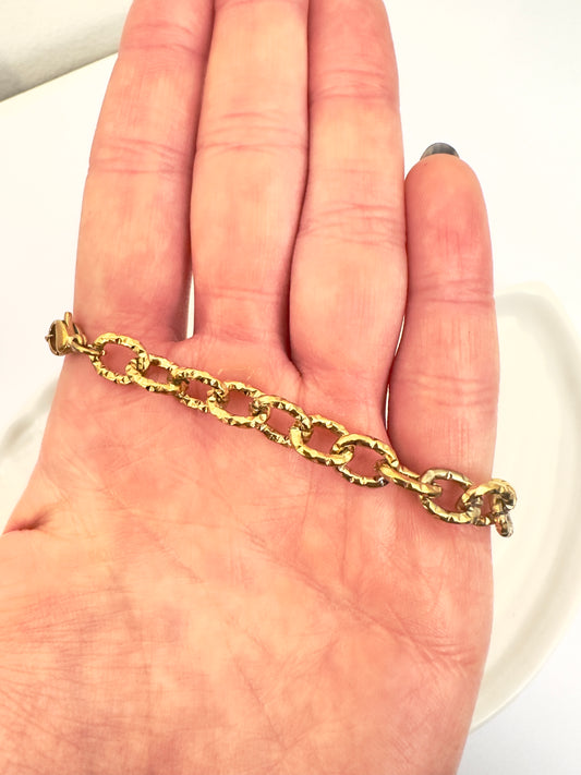 Pulsera Cadena Aureum - Enchape de Oro 18k