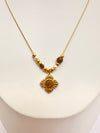Collar Soleil Ámbar - Enchape de Oro 18k