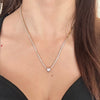 Collar Tennis Corazón - Enchape de Oro Premium 18k
