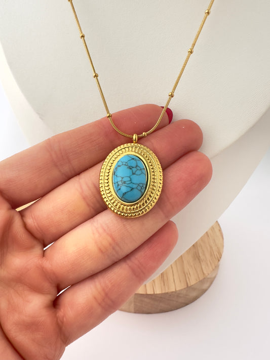 Collar Turquesa Gold