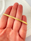Pulsera Lisa estilo serpiente - 16+5cm - Enchape de Oro 18k