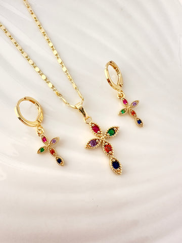 Conjunto Cruz Multicolor