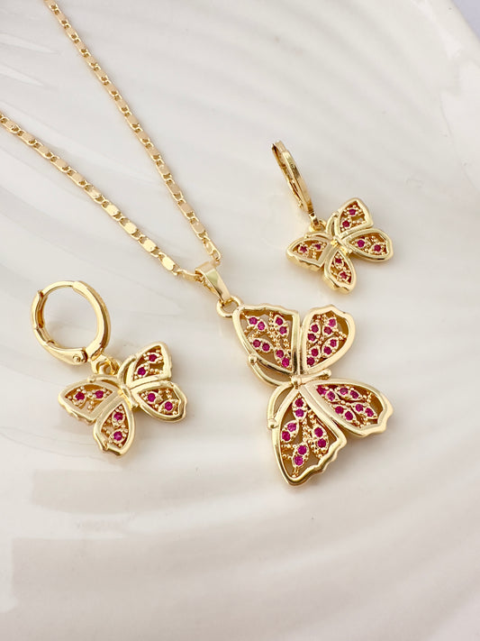 Conjunto Mariposa Rose
