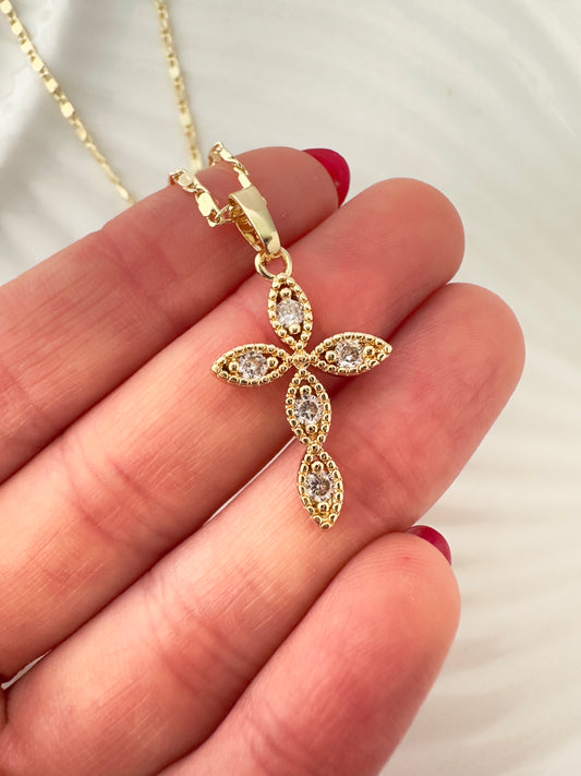 Conjunto Cruz de Brillo Eterno