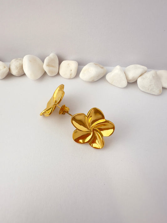 Pendientes Flor Plumeria