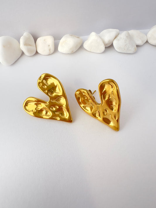 Aros Corazón vintage