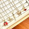 Lote de 5 Collares Animales & Naturaleza – Baño de Oro 18K