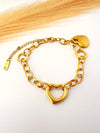 Pulsera Corazón Urban Chic - Enchape de Oro 18k
