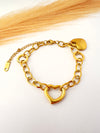 Pulsera Corazón Urban Chic - Enchape de Oro 18k