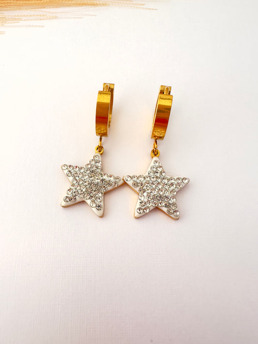 Pendientes Estrella Brillante