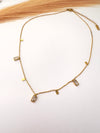 Collar de Brillos Rectangulares