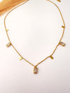 Collar de Brillos Rectangulares