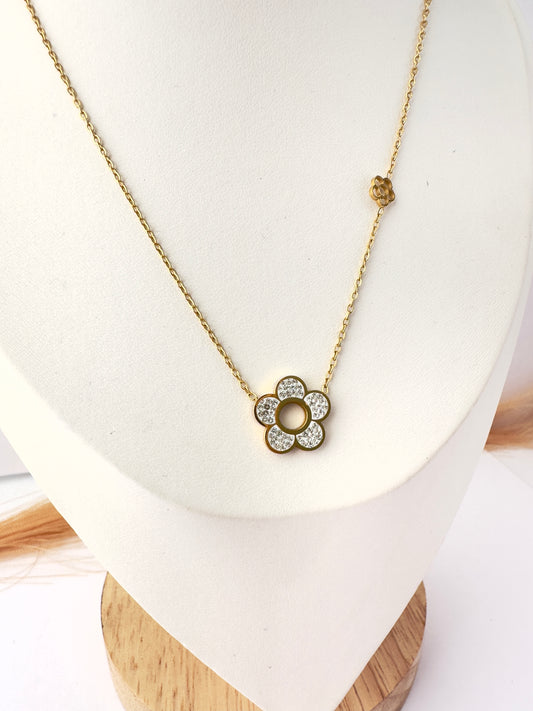 ✨ Collar Flor Brillante Aurora