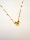 ✨ Collar Lazo Charm - Enchape de Oro 18k