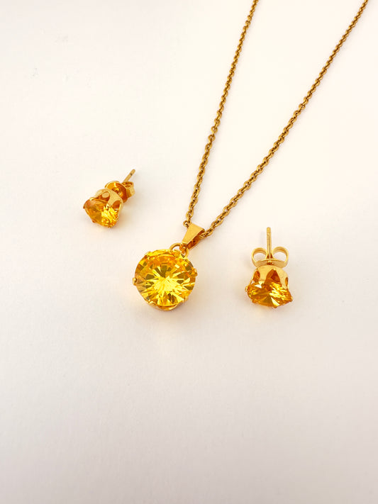 ✨ Conjunto Dorado Sol Brillante