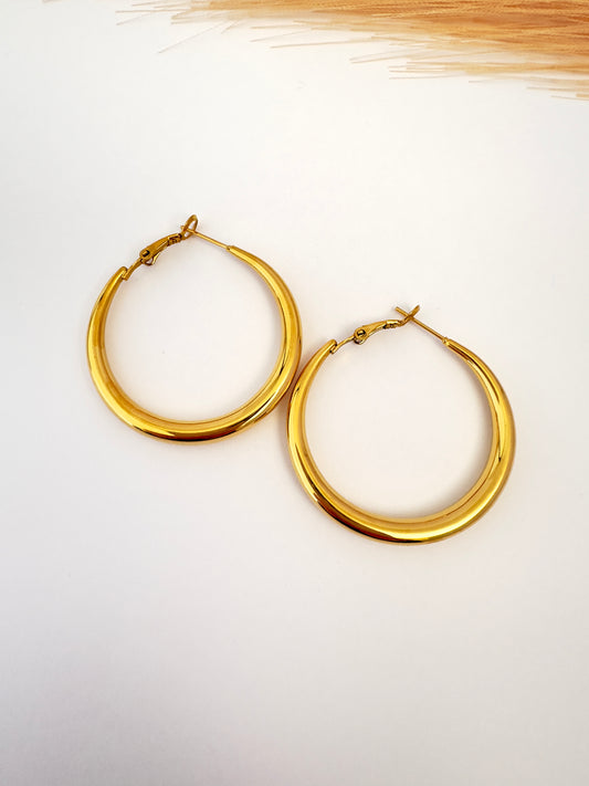 ✨ Aros Argolla grandes - 4 cm