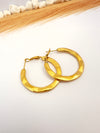 ✨ Argollas Aura - 3,5 -  Enchape de Oro 18k