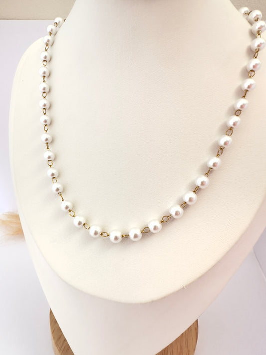 🤍 Collar de Perlas