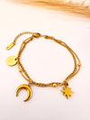 Pulsera Eclipse - Enchape de Oro 18k