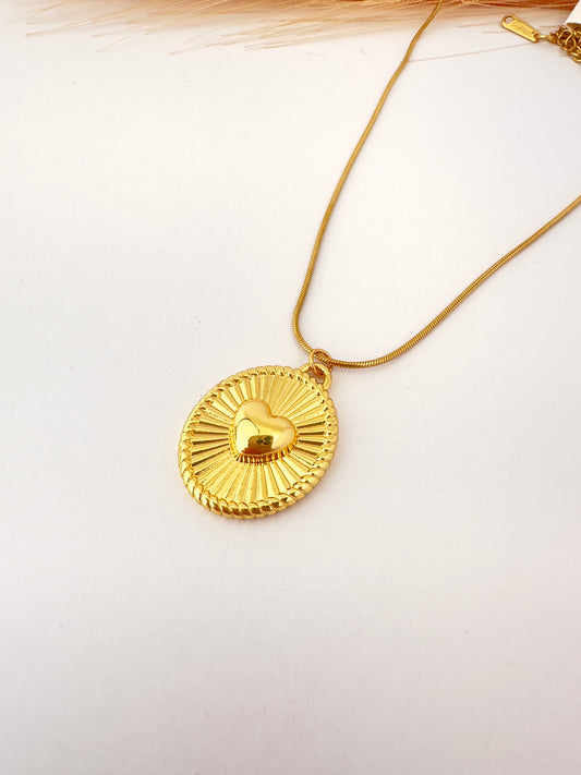 💛 Collar Corazón Radiante