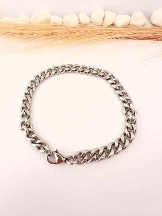 Pulsera eslabones Cubanos gruesos - Hombre - 22cm * 7mm