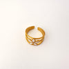 🌼 Anillo Flor de Luna - Ajustable